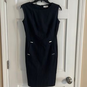 Women’s dark blue pencil dress size 2.